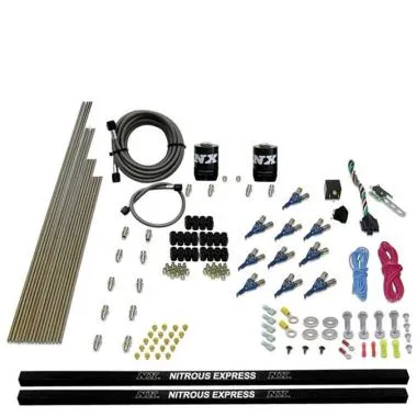 Sistem de azot Piranha cu port direct cu 10 cilindri (250-500 CP) fara sticla Sistem de azot -00 - USA-NX-81000EFI-00