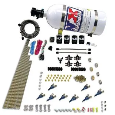 Sistem de azot cu port direct cu 8 cilindri EFI Benzina (200-500 CP) 10 LB Nitrous Express -10 - USA-NX-80001EFI-10