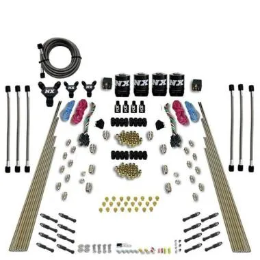 Sistem de azot cu doua etape,  8 cilindri,  uscat,  cu port direct,  fara sticla Nitrous Express -00 - USA-NX-93106-00