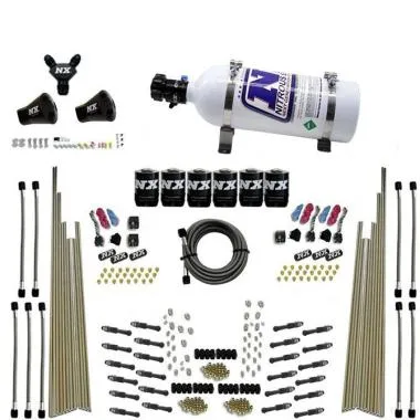 Sistem de azot cu port direct uscat cu 8 cilindri in trei etape 5LB Nitrous Express -05 - USA-NX-93206-05