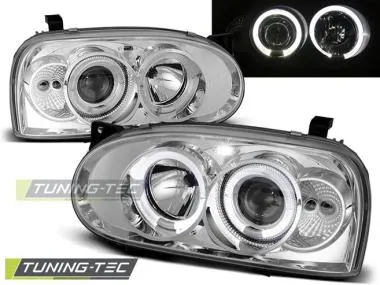 Faruri Angel Eyes pentru Volkswagen Golf III Tuning-Tec - LPVW02