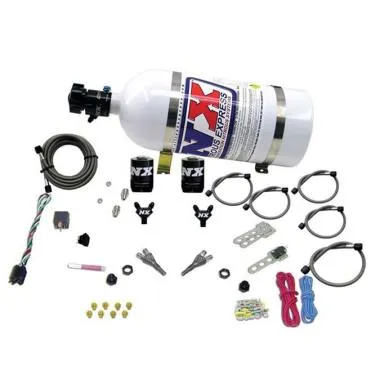 Duza dubla cu sticla de 10 lb pentru Dodge V-8 TBI 1992-1995 (50-150 CP) Nitrous Express -10 - USA-NX-20213-10