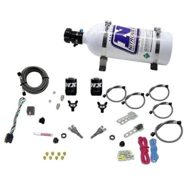 Duza dubla cu sticla de 5 lb pentru Dodge V-8 TBI 1992-1995 (50-150 CP) Nitrous Express -05 - USA-NX-20213-05