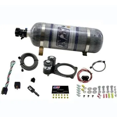 Sistem de placi de azot cu sticla de carbon de 12 lb pentru Dodge Hellcat / Demon Nitrous Express - - USA-NX-20943-12
