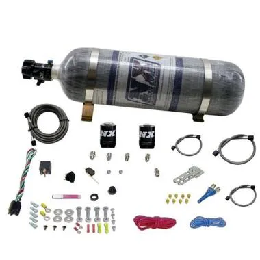 Sistem EFI cu o singura duza cu sticla compozita de 12 lb pentru Ford (35-50-75-100-150 CP) Nitrous  - USA-NX-20922-12