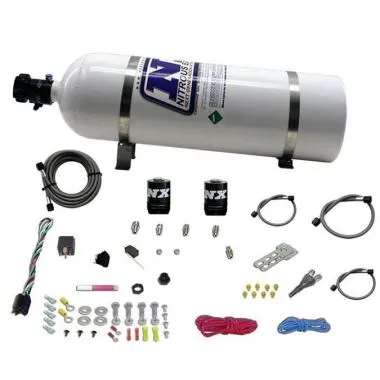 Sistem EFI cu o singura duza cu sticla de 15 lb pentru Ford (35-50-75-100-150 CP) Nitrous Express - - USA-NX-20922-15