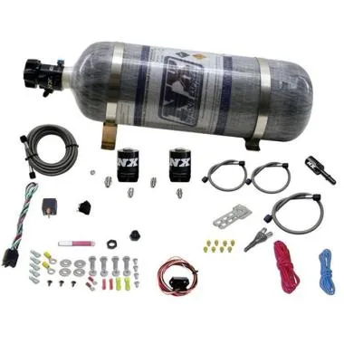 Sistem de duza cu o singura duza cu sticla compozita de 12 lb pentru Ford Coyote 5.0 (35-150 CP) Nit - USA-NX-20932-12