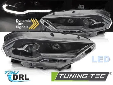 Faruri LED BLACK pentru FORD MUSTANG 18-21 - LPFO97