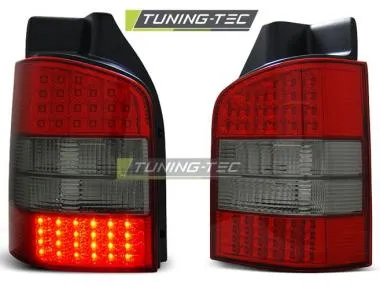 Stopuri pentru VW T5 04.03-09 rosu-fumuriu LED Tuning-Tec - LDVW30