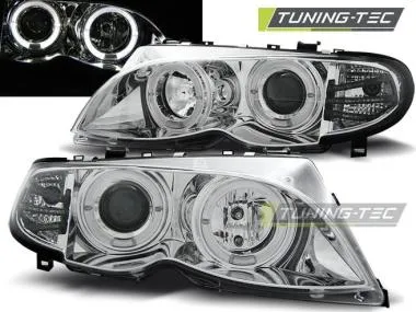 Faruri Angel Eyes pentru BMW E46 Sedan/Touring 01-05 Tuning-Tec - LPBM99