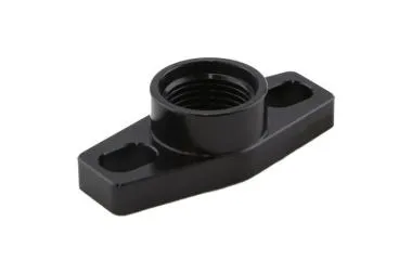 Adaptor Billet Turbo Drain cu inel O din silicon. 38 - 44 mm centru gaura fante - cadru mic universa - TS-0804-1010