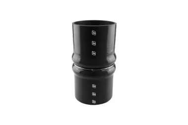 Furtun cu cocoas dublu din silicon 4.00quot; - Negru - TS-HH400-BK