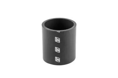 Furtun din silicon drept 60mm x 75mm NEGRU - TS-HS236075-BK