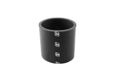 Furtun din silicon drept 2.50quot; x 75mm NEGRU - TS-HS250075-BK