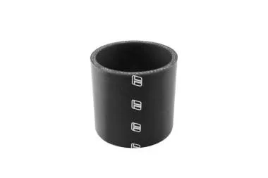 Furtun din silicon drept 2.75quot; x 75mm NEGRU - TS-HS275075-BK