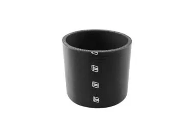 Furtun din silicon drept 3.50quot; x 90mm NEGRU - TS-HS350090-BK