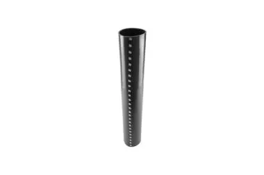 Furtun din silicon drept 3.50quot;x610mm NEGRU - TS-HS350610-BK