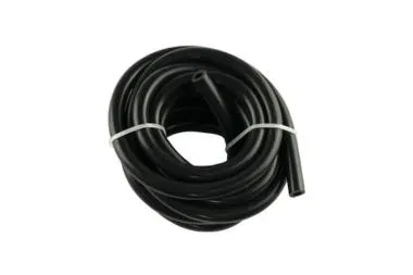 Furtun din silicon Pachet 3m -Tub vid 6mm -Negru - TS-HV0603-BK