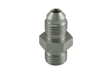Se potriveste -4 AN Flare la -4 AN ORB Mascul drept argintiu - TS-JO-0404-CL