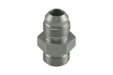 Se potriveste -6 AN Flare la -6 AN ORB Mascul drept - Argintiu - TS-JO-0606-CL