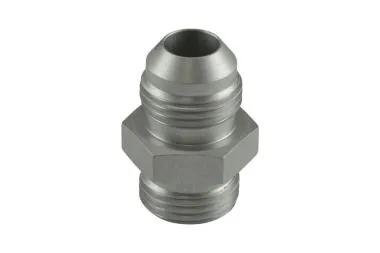 Se potriveste -8 AN Flare la -8 AN ORB Mascul drept - Argintiu - TS-JO-0808-CL