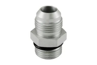 Se potriveste -10 AN Flare la -10 AN ORB Mascul drept - Argintiu - TS-JO-1010-CL