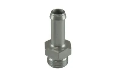 Montare 10mm / 3/8quot; Capatul furtunului la -6 AN ORB tata drept - argintiu - TS-OH-0610-CL