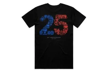 Tricou  negru (25 ani) L - TS-9003-1073