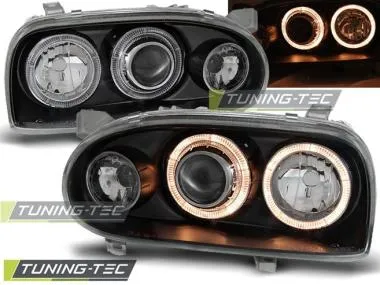 Faruri Angel Eyes pentru Volkswagen Golf III 09.1991-08.1997 Tuning-Tec - LPVW48