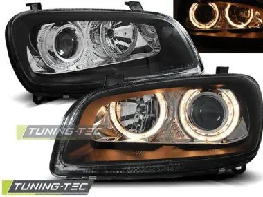 Faruri cu Angel Eyes Negri pentru Toyota Rav4 06.94-06.00 Tuning-Tec - LPTO12