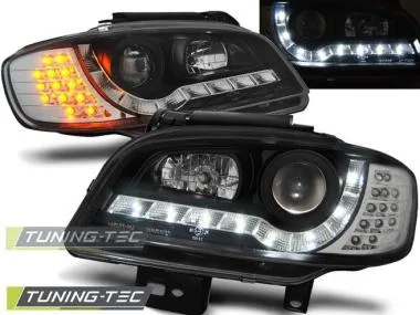 Faruri cu Daylight Negri pentru Seat Ibiza/Cordoba 09.99-02 Tuning-Tec - LPSE22