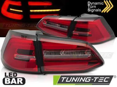 Stopuri LED RED WHITE SEQ pentru VW GOLF 7 17-19 SW - LDVWT1