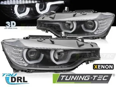 Faruri U-TYPE HID BLACK pentru BMW F30/F31 10.11 - 05.15 - LPBML8