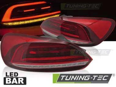 Stopuri RED LED BAR pentru VW SCIROCCO III 08-14 - LDVWV6
