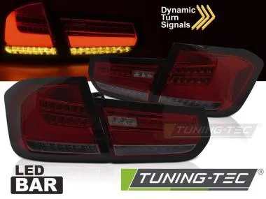 Stopuri LED BAR RED SMOKE SEQ pentru BMW F30 11-15 - LDBMJ6