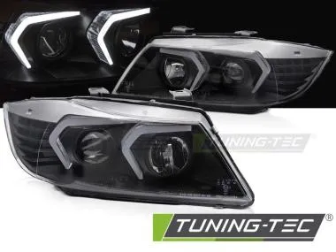 Faruri LED BLACK pentru BMW E90/E91 05-08 - LPBMP4