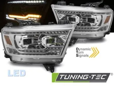 Faruri FULL LED CHROME pentru DODGE RAM 19-22 - LPDO46