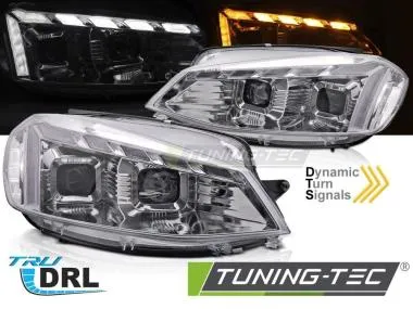 Faruri LIGHT SEQ CHROME pentru VW GOLF 7 17-19 - LPVWX4