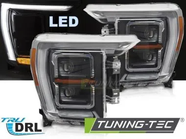 Faruri LED BLACK DRL pentru FORD F150 MK14 20-23 - LPFOA5