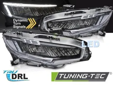Faruri FULL LED BLACK pentru HONDA CIVIC X 16-21 - LPHO36