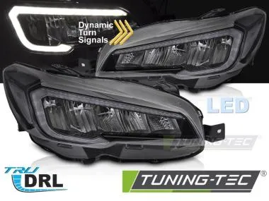 Faruri TUBE LED BLACK pentru SUBARU WRX 14-22 - LPSU25