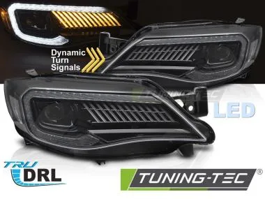 Faruri LED TUBE LIGHT BLACK pentru SUBARU WRX 08-14 - LPSU22