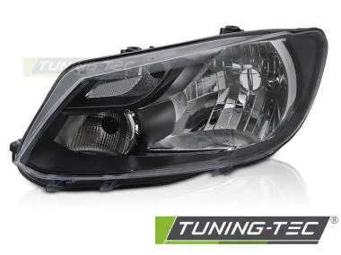 Far Stanga BLACK H4 TYC pentru VW CADDY 11-14 - FVW08L