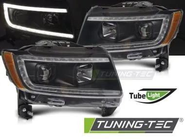 Faruri TUBE LIGHT BLACK pentru CHRYSLER JEEP GRAND CHEROKEE 11-13 - LPCH48