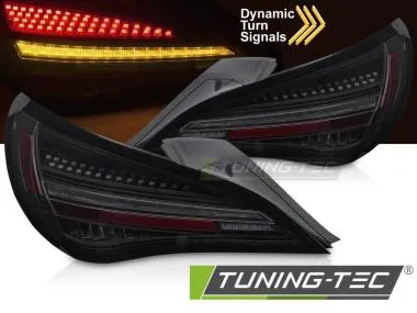 Stopuri LED SEQ BLACK SMOKE pentru MERCEDES CLA C117 13-16  - LDMEG1