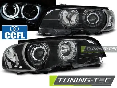 Faruri Angel Eyes CCFL pentru BMW E46 Coupe/Cabrio 99-03 Tuning-Tec - LPBMB7