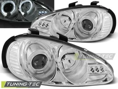 Faruri cu Angel Eyes/Chrome pentru Mazda MX3 91-98 Tuning-Tec - LPMA01