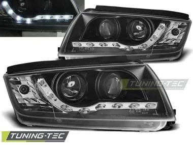 Faruri Skoda Fabia 12.99-08 Daylight Negru Tuning-Tec - LPSK06