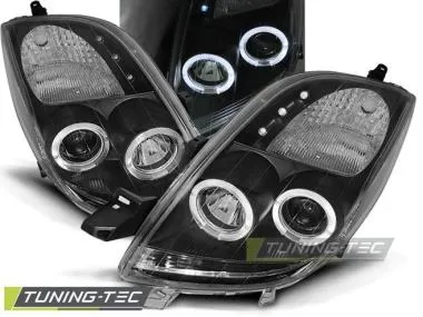 Faruri Angel Eyes pentru TOYOTA YARIS 06-09 Tuning-Tec - LPTO04