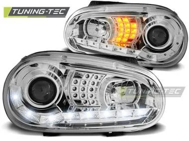 Faruri cromate cu DAYLIGHT VW Golf 4  Tuning-Tec - LPVWB1